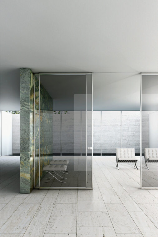 slide-steel-smokey-gray-transparent-glass